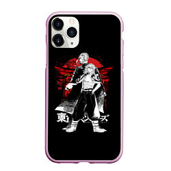 Чехол iPhone 11 Pro матовый Draken & Mickey TOKYO REVENGERS, цвет: 3D-розовый