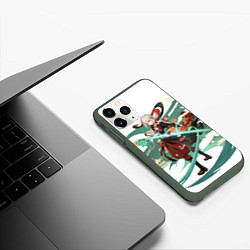 Чехол iPhone 11 Pro матовый ТОМА МЕСТНЫЙ АВТОРИТЕТ, цвет: 3D-темно-зеленый — фото 2