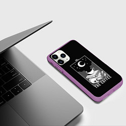 Чехол iPhone 11 Pro матовый The Coffee Occult, цвет: 3D-фиолетовый — фото 2