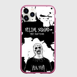 Чехол iPhone 11 Pro матовый Velial Squad свет или тьма,, цвет: 3D-малиновый