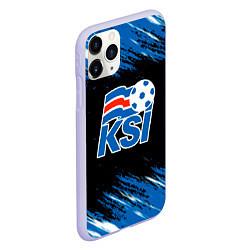 Чехол iPhone 11 Pro матовый KSI ICELAND - сборная, цвет: 3D-светло-сиреневый — фото 2