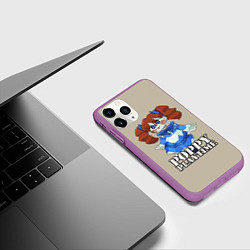 Чехол iPhone 11 Pro матовый Poppy Playtime, цвет: 3D-фиолетовый — фото 2