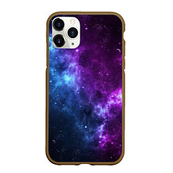 Чехол iPhone 11 Pro матовый NEON GALAXY НЕОНОВЫЙ КОСМОС, цвет: 3D-коричневый