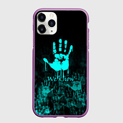 Чехол iPhone 11 Pro матовый WE KNOW NEON LOGO, цвет: 3D-фиолетовый