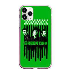 Чехол iPhone 11 Pro матовый Green day is here, цвет: 3D-розовый