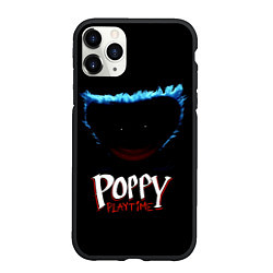 Чехол iPhone 11 Pro матовый Poppy Playtime: Huggy Wuggy, цвет: 3D-черный