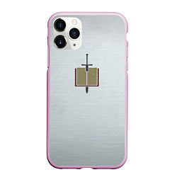 Чехол iPhone 11 Pro матовый Серые Рыцари цвет ордена, цвет: 3D-розовый