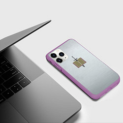 Чехол iPhone 11 Pro матовый Серые Рыцари цвет ордена, цвет: 3D-фиолетовый — фото 2