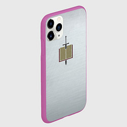 Чехол iPhone 11 Pro матовый Серые Рыцари цвет ордена, цвет: 3D-фиолетовый — фото 2