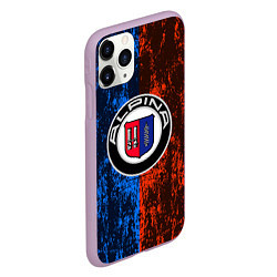 Чехол iPhone 11 Pro матовый Alpina Big Logo, цвет: 3D-сиреневый — фото 2