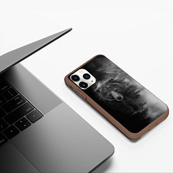 Чехол iPhone 11 Pro матовый EVIL BEAR, цвет: 3D-коричневый — фото 2