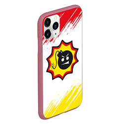 Чехол iPhone 11 Pro матовый Serious Sam Сериос Сэм, цвет: 3D-малиновый — фото 2