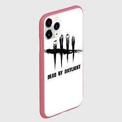 Чехол iPhone 11 Pro матовый DEAD BY DAYLIGHT FLO, цвет: 3D-малиновый — фото 2