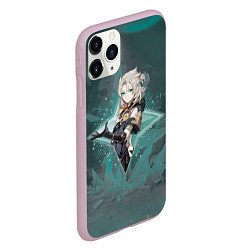 Чехол iPhone 11 Pro матовый Альбедо в примогеме, цвет: 3D-розовый — фото 2