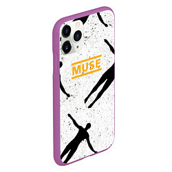 Чехол iPhone 11 Pro матовый Absolution - Muse, цвет: 3D-фиолетовый — фото 2