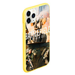 Чехол iPhone 11 Pro матовый Battlefield 2042 - отряд, цвет: 3D-желтый — фото 2