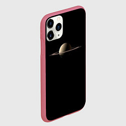 Чехол iPhone 11 Pro матовый Красавец Сатурн, цвет: 3D-малиновый — фото 2