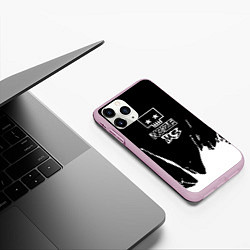 Чехол iPhone 11 Pro матовый Noize MC Нойз МС, цвет: 3D-розовый — фото 2