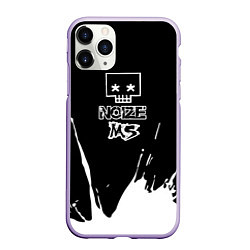 Чехол iPhone 11 Pro матовый Noize MC Нойз МС, цвет: 3D-светло-сиреневый