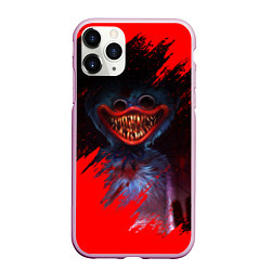 Чехол iPhone 11 Pro матовый Huggy Wuggy: Horror Game, цвет: 3D-розовый