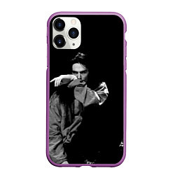 Чехол iPhone 11 Pro матовый Wild Bones, цвет: 3D-фиолетовый