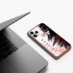 Чехол iPhone 11 Pro матовый Destiny Кровавые пятна, цвет: 3D-коричневый — фото 2