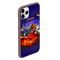 Чехол iPhone 11 Pro матовый Painkiller - Judas Priest, цвет: 3D-коричневый — фото 2