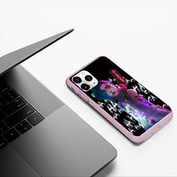 Чехол iPhone 11 Pro матовый Jinx Arcane, цвет: 3D-розовый — фото 2