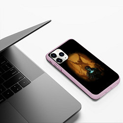 Чехол iPhone 11 Pro матовый Necromorph, цвет: 3D-розовый — фото 2