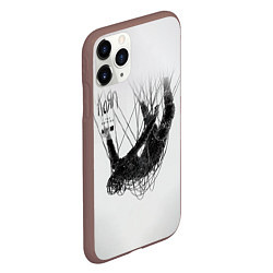 Чехол iPhone 11 Pro матовый The Nothing - Korn, цвет: 3D-коричневый — фото 2