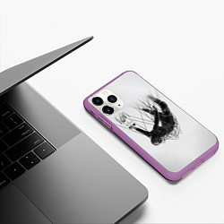 Чехол iPhone 11 Pro матовый The Nothing - Korn, цвет: 3D-фиолетовый — фото 2