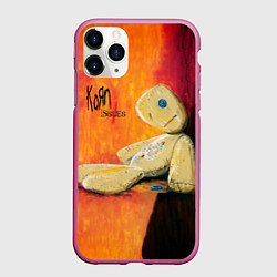 Чехол iPhone 11 Pro матовый Issues - Korn, цвет: 3D-малиновый