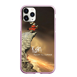 Чехол iPhone 11 Pro матовый Follow the Leader - Korn, цвет: 3D-розовый