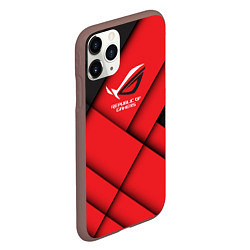 Чехол iPhone 11 Pro матовый ROG - republic of gamers, цвет: 3D-коричневый — фото 2