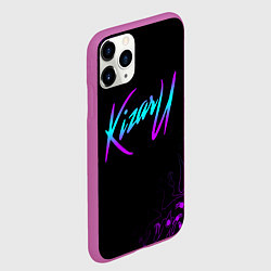 Чехол iPhone 11 Pro матовый КИЗАРУ НЕОН ЛОГО KIZARU NEON, цвет: 3D-фиолетовый — фото 2