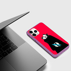 Чехол iPhone 11 Pro матовый Like clocwork, цвет: 3D-фиолетовый — фото 2