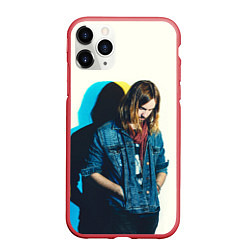 Чехол iPhone 11 Pro матовый Кевин Паркер, цвет: 3D-красный