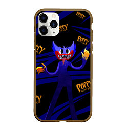 Чехол iPhone 11 Pro матовый Poppy Playtime Геометрия, цвет: 3D-коричневый
