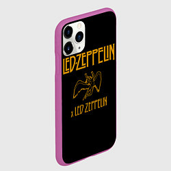 Чехол iPhone 11 Pro матовый Led Zeppelin x Led Zeppelin, цвет: 3D-фиолетовый — фото 2