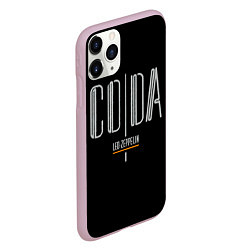 Чехол iPhone 11 Pro матовый Coda - Led Zeppelin, цвет: 3D-розовый — фото 2