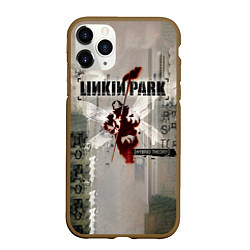 Чехол iPhone 11 Pro матовый Hybrid Theory Live Around The World - Linkin Park, цвет: 3D-коричневый