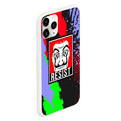 Чехол iPhone 11 Pro матовый La Casa de Papel Resist, цвет: 3D-белый — фото 2