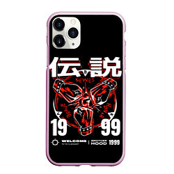 Чехол iPhone 11 Pro матовый BROTHERHOOD 1999 GACHIMUCHI, цвет: 3D-розовый