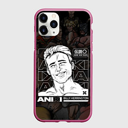 Чехол iPhone 11 Pro матовый BILLY HERRINGTON ANIKI, цвет: 3D-малиновый
