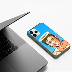 Чехол iPhone 11 Pro матовый BILLY HERRINGTON, цвет: 3D-темно-зеленый — фото 2