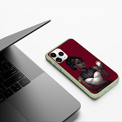 Чехол iPhone 11 Pro матовый Arcane Mel, цвет: 3D-салатовый — фото 2