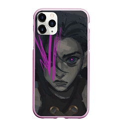 Чехол iPhone 11 Pro матовый Jinx - Arcane, цвет: 3D-розовый