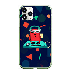 Чехол iPhone 11 Pro матовый Играющий по жизни, цвет: 3D-салатовый