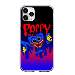 Чехол iPhone 11 Pro матовый POPPY PLAYTIME ПОППИ ПЛЕЙТАЙМ ХАГГИ ВАГГИ FIRE, цвет: 3D-светло-сиреневый