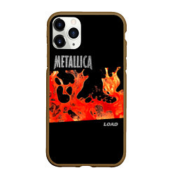 Чехол iPhone 11 Pro матовый Load - Metallica, цвет: 3D-коричневый